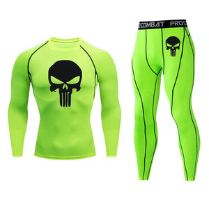 Long Sleeve Fitness Tights Sportswear suit for men