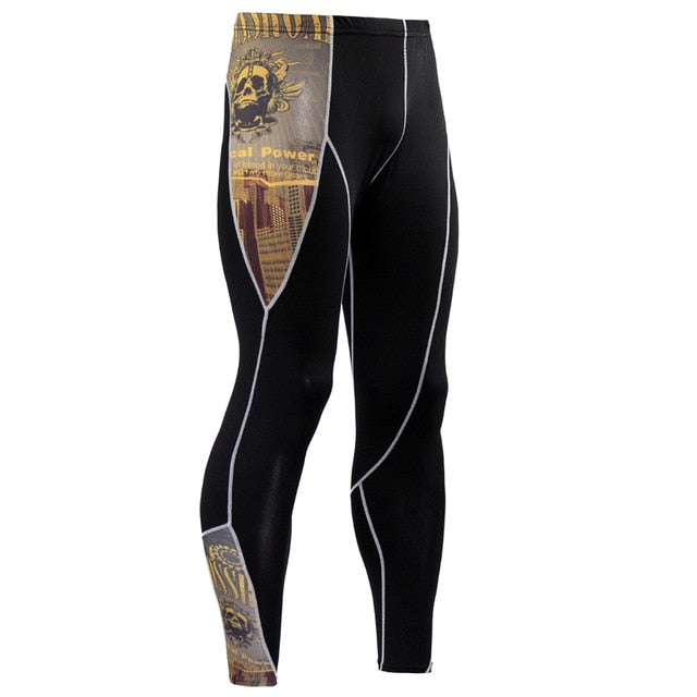 Long Sleeve Fitness Tights Sportswear suit for men