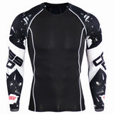 Long Sleeve Fitness Tights Sportswear suit for men