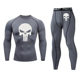 Long Sleeve Fitness Tights Sportswear suit for men