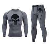 Long Sleeve Fitness Tights Sportswear suit for men