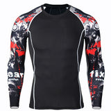 Long Sleeve Fitness Tights Sportswear suit for men