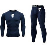 Long Sleeve Fitness Tights Sportswear suit for men