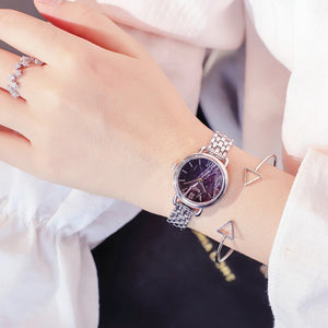 Marble Stainless Women Steel Watches