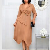 Women Elegant Dresses Blazer