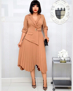 Women Elegant Dresses Blazer